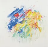 Komposisjon by Jakob Weidemann, 1986, Olje på lerret, sold Nov 2001
