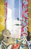 Hilde Vemren, Odi et Amo, 1986, Olje på lerret og collage