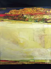 Jan Aunvik, Komposisjon, 1982, Olje på lerret