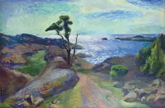 Halvdan Holbø, Fra Citadelløya, 1933, Olje på lerret