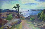 Halvdan Holbø, Fra Citadelløya, 1933, Olje på lerret