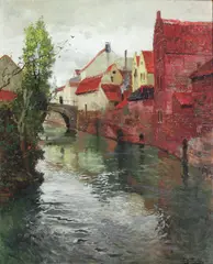 Frits Thaulow, Vår, Olje på lerret