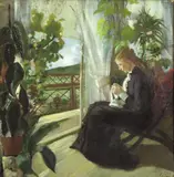 Andrea Gram Kleen, Kunstnerens søster Margrethe, 1880, Olje på lerret