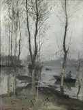 Frits Thaulow, Elveparti med fisker