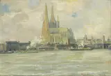 Hulda Grønneberg, Kølnerdomen, 1889, Olje på lerret, oppklebet på plate