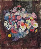Arne Kavli, Oppstilling med blomster