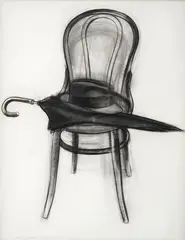 Butaca by Santiago Cárdenas, 1969, Carboncillo sobre papel, sold May 2026