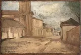 Fídolo Alfonso González Camargo, Sin título, Óleo sobre madera