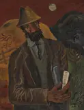 Hernando Tejada, Vendedor de peinillas, 1949, Óleo sobre lienzo