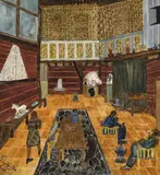 Emma Reyes, Sin título, 1946, Témpera sobre papel