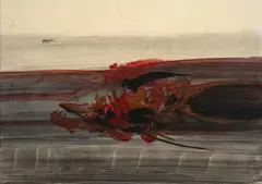 Alejandro Obregón, [Barracuda], ca. 1980, Mixta sobre papel