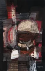 Sin título by David Manzur, 1960, Mixta sobre papel, sold Nov 2025
