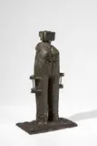 Jim Amaral, Woman with hinged facade, 1994, Bronce