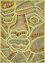 Sin título by Emma Reyes, 1990, Acrílico sobre papel, sold Nov 2025