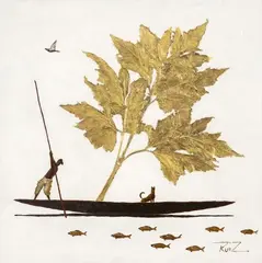 Pedro Ruiz, Sin título, Mixta sobre madera