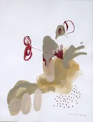 Satori by Magali Lara, 2002, Témpera sobre papel, sold Nov 2025