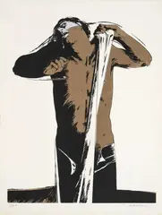 Grabado anecdótico by Luis Caballero, 1981, Grabado anecdótico, 1981, sold Oct 2025