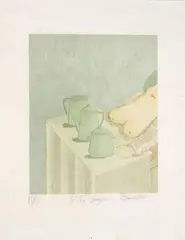 P. Ti Maja by Antonio Samudio, Litografía sobre papel, Ejemplar Prueba de artista. Edición de 120, sold Oct 2025