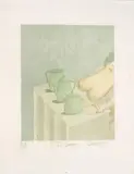 Antonio Samudio, P. Ti Maja, Litografía sobre papel, Ejemplar Prueba de artista. Edición de 120