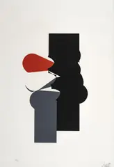 Édgar Negret, Sin título, 1978, Serigrafìa sobre papel, Ejemplar 30 de 70