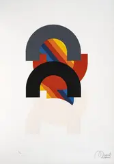 Édgar Negret, Sin título, Serigrafía sobre papel, Ejemplar prueba de artista