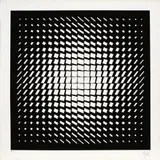 Jean-Pierre Yvaral, De la carpeta Groupe de recherche d'art visuel 1960-1968, 1975, Serigrafía sobre papel, Ejemplar 98 de 150