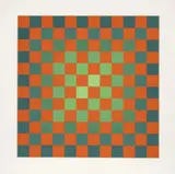 Hugo Demarco, Relación de color, 1973, Serigrafía sobre cartón. Ejemplar 41 de 200