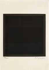 Carlos Rojas, Sin título del portafolio Grandes Maestros del Arte, Serigrafía sobre papel. Ejemplar 48 de 100