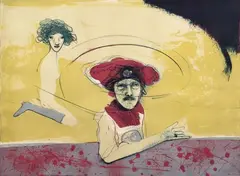 Leonel Góngora, Más sabe, década de 1970, Litografía sobre papel. Ejemplar 50 de 120