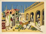 Hernando Tejada, Bahía de las ánimas - Cartagena, Serigrafìa sobre papel. Ejemplar 49 de 100