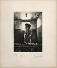 Oscar Muñoz, Sin título, [1980-1990], Aguafuerte sobre papel. Ejemplar 10 de 30