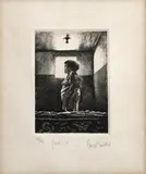 Oscar Muñoz, Sin título, [1980-1990], Aguafuerte sobre papel. Ejemplar 10 de 30