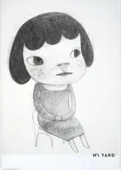 Afiche Young mother by Yoshitomo Nara, 2011, Impresión offset. Edición abierta, sold Oct 2025