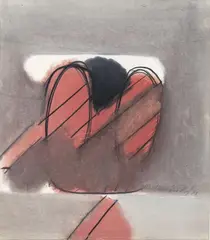 Manuel Hernandez, Sin título, 1971, Mixta sobre papel