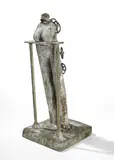 Jim Amaral, Leaning (Inclinada), 1998, Bronce, Ejemplar 1 de 1