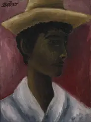 Fernando Botero, [Alberto], [1951], Óleo sobre lienzo