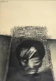Pedro Alcántara, La muerte de Agostinho Kalundu de la serie Las muertes de ..., 1973, Grafito sobre papel