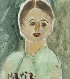 Madona by María de los Ángeles Villa, Óleo sobre lienzo, sold May 2025