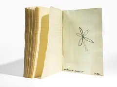 Antonio Caro, Cuaderno, 1982, Tinta sobre papel