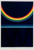 Edgar Silva, Señores en el cielo, 1983, Serigrafía sobre papel. Ejemplar prueba de artista