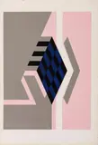 Eduardo Ramírez Villamizar, Rosa y gris, 1982, Serigrafía sobre papel. Ejemplar 29 de 30