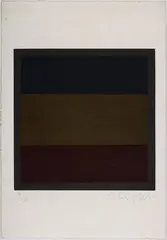 Carlos Rojas, Sin título, Serigrafìa sobre papel. Ejemplar 3 de 4