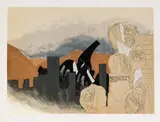 Gustavo Zalamea, Proyecto unidad de la carpeta Unidad, 1984, Litografía sobre papel. Ejemplar 12 de 120