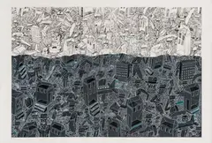 Antonio Seguí, Sin título, 1997, Litografía sobre papel. Ejemplar épreuve d'artiste