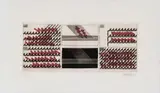Bernardo Salcedo, Sin título, 1985, Punta seca, aguafuerte y aguatinta sobre papel. Ejemplar 53 de 150