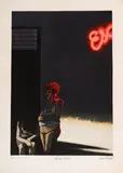 Oscar Muñoz, Del bar escocés, 1970, Serigrafía sobre papel. Ejemplar prueba de artista