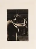 Saturnino Ramírez, Sin título, 1986, Punta seca y aguafuerte sobre papel. Ejemplar prueba de artista