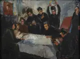 Pedro Nel Gómez, Sin título, 1932, Óleo sobre madera