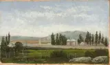 Roberto Páramo, [Paisaje], Óleo sobre cartón