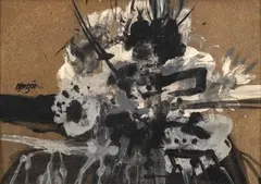 Alejandro Obregón, Manglar, ca. 1961, Óleo sobre masonite